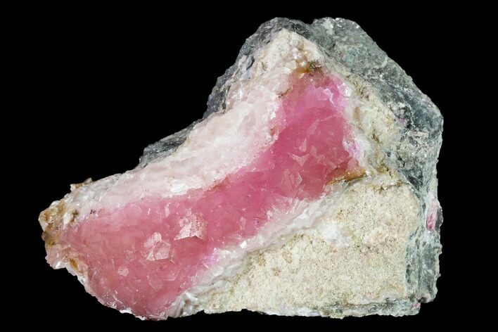 Cobaltoan Calcite Crystal Cluster - Bou Azzer, Morocco #161173